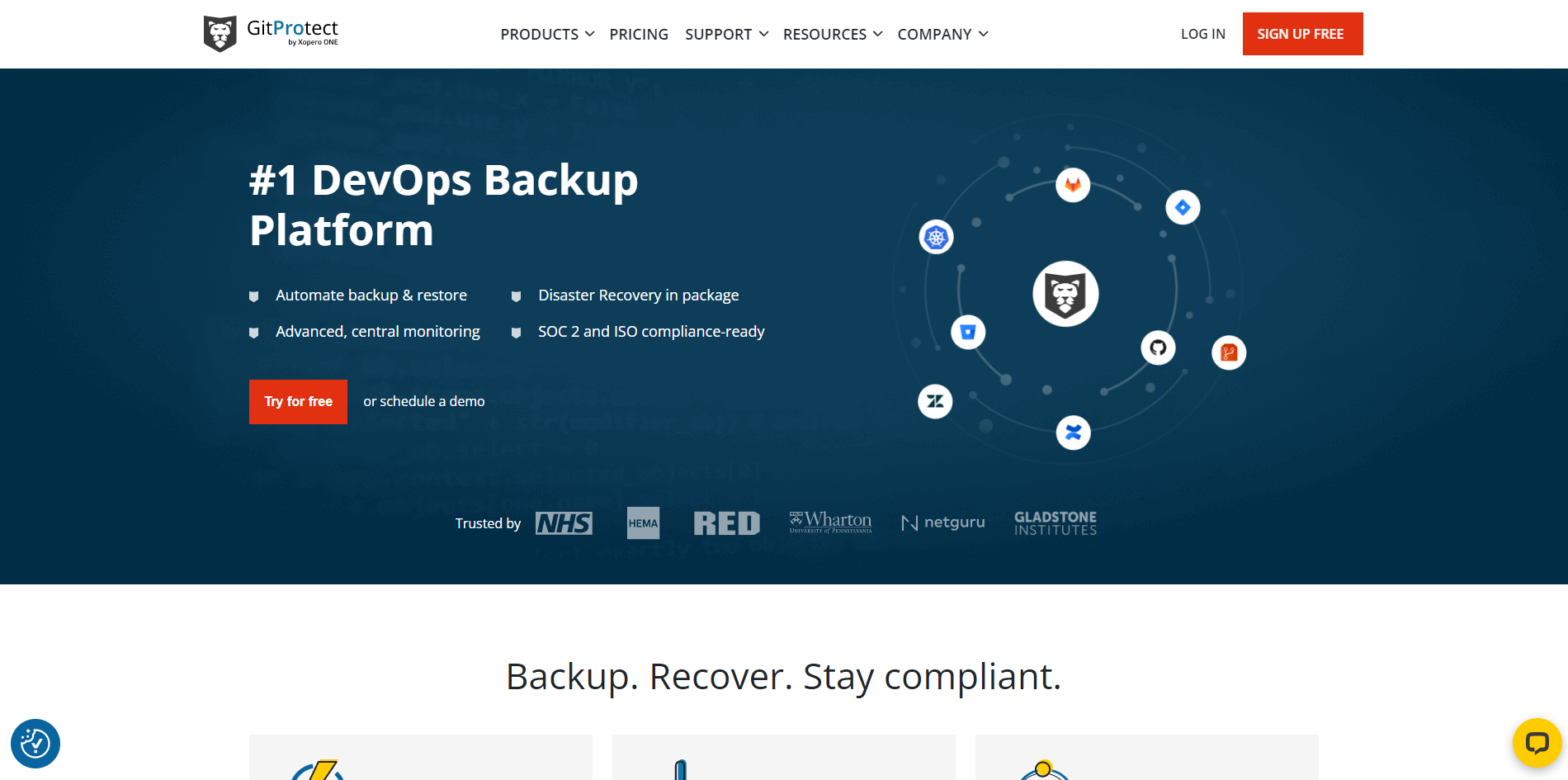 GitProtect website